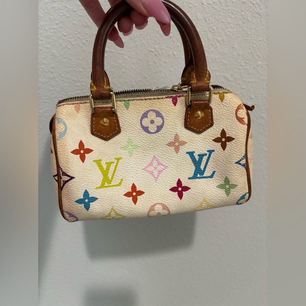 Louis Vuitton multicolor Murakami mini speedy